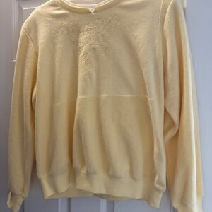 Yellow Embroidered Sweater
